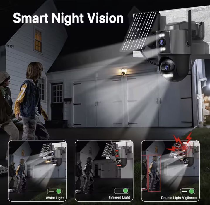 Автономна камера 4G КАМЕРА SIM 8МР ICSEE XMEYE вулична ptz відеокамера