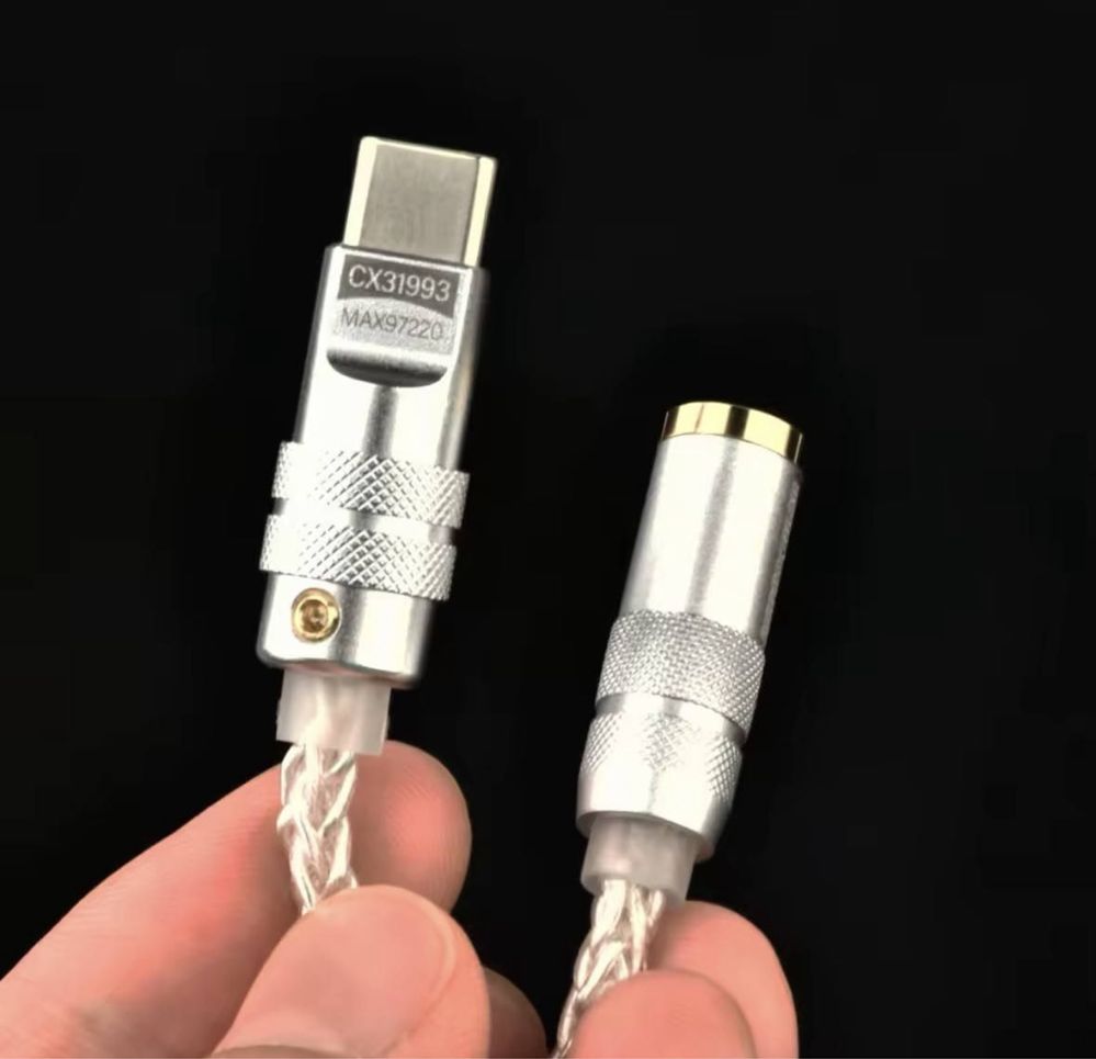 Портативний цап з підсилювачем CX31993 MAX97220 4.4 Type-c