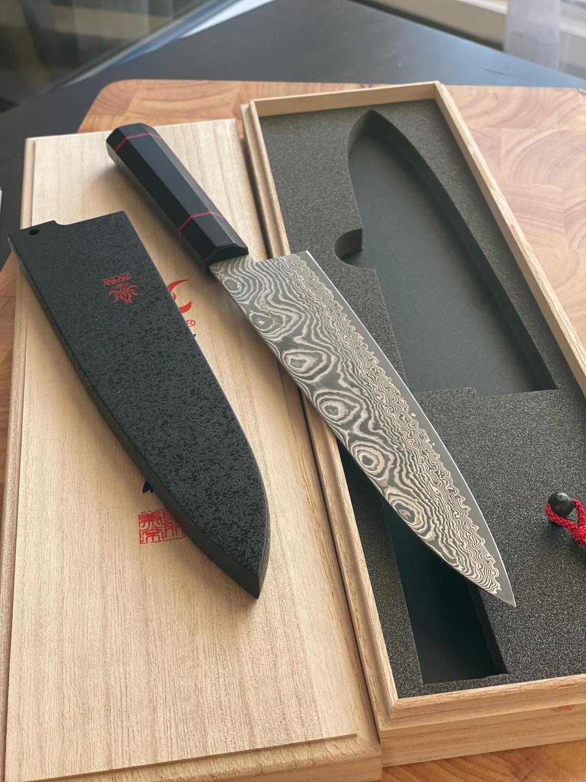 Nóż kuchenny KANETSUNE SEKI Namishibuki SG-2  Szefa kuchni+Saya KC-812