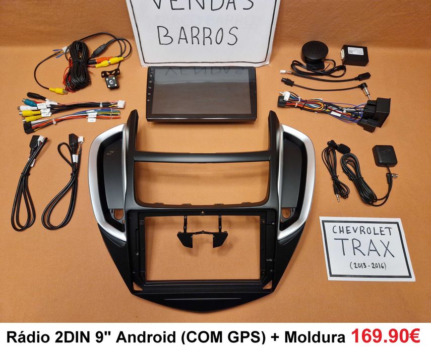 Rádio 2DIN • CHEVROLET • Aveo • Captiva • Trax • Orlando • Android