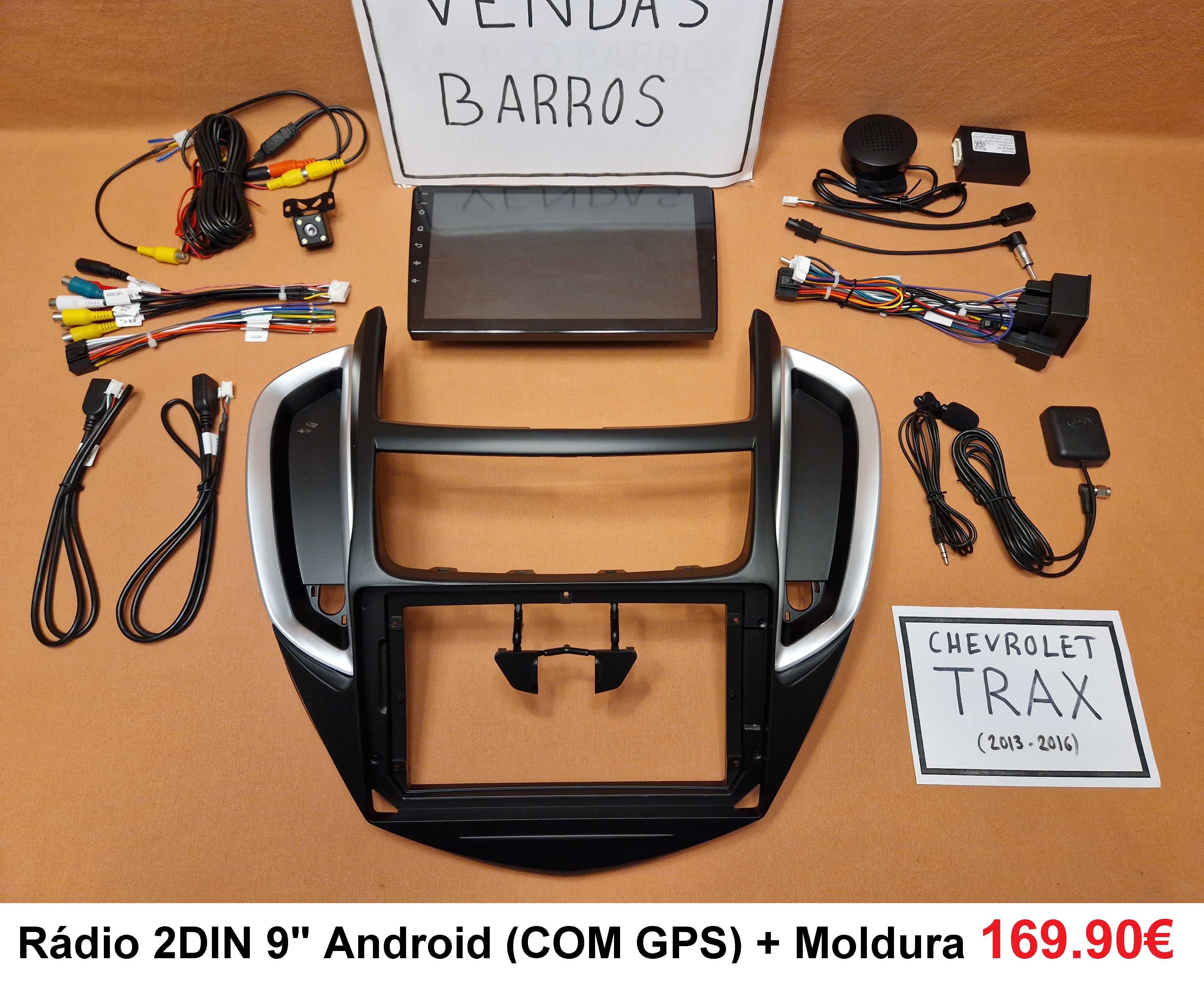 (NOVO) Rádio 2DIN • CHEVROLET • Aveo • Captiva • Trax • Android GPS