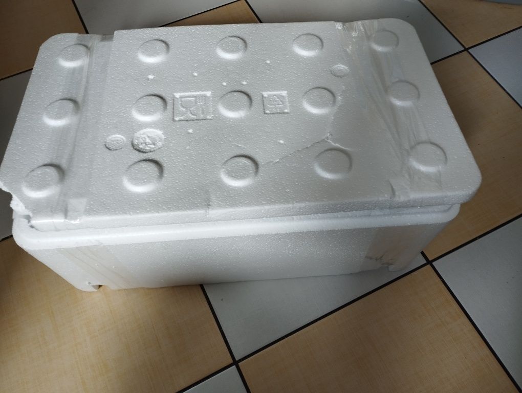 Styropianowy box z wkładem lodowym