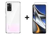 Etui Braders z żelową ramką + Szkło Ochronne do Xiaomi Redmi Note 11 P