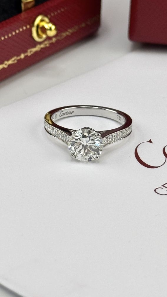 Кольцо в стиле Cartier центр 1,51 сt.