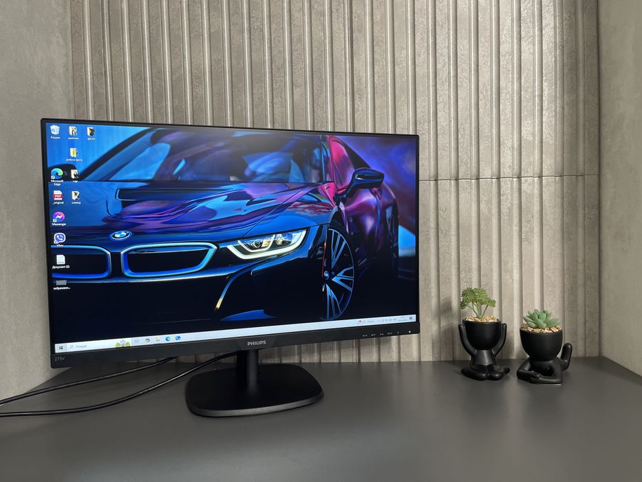 Безрамковий Монітор 27 дюймів Philips full hd