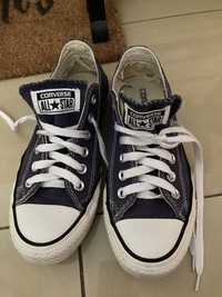 Granatowe converse r.37, 23,5 cm uzywane