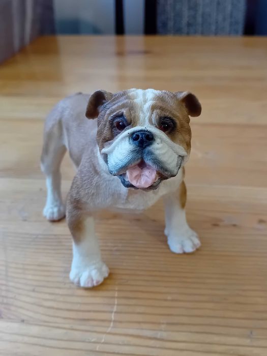 Castagna - Pies Buldog Angielski (Bulldog) Figurka Włochy 1990 rok