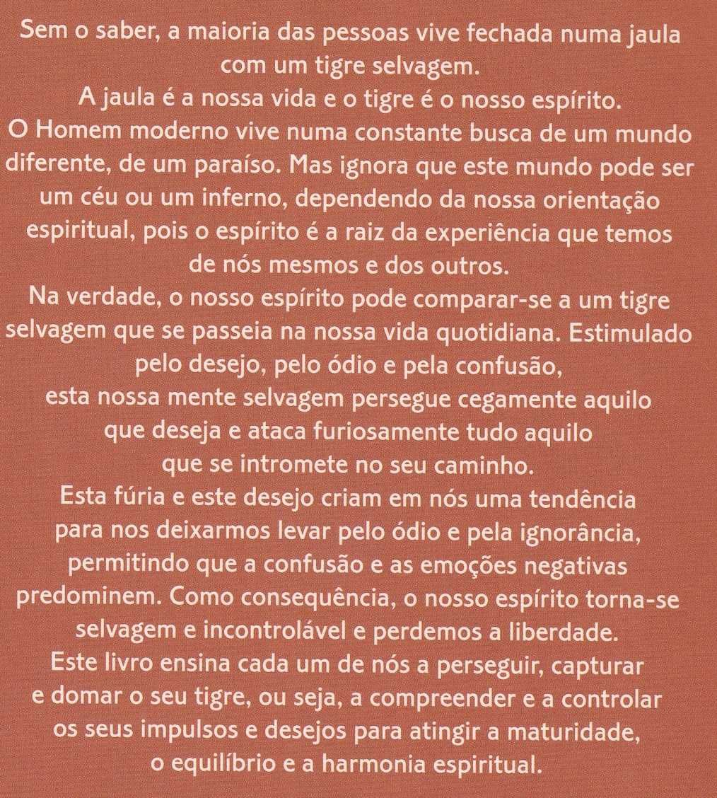 Livro Domar o Tigre de Akong Tulku Rimpoché [Portes Inc]