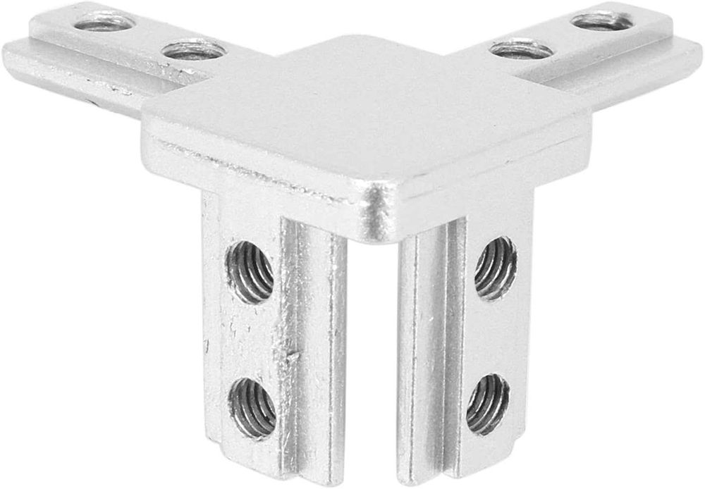 Złącza wsporników narożnych do profilu aluminiowego z rowkiem T 8 mm