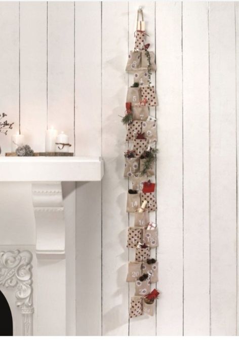 Kalendarz adwentowy materiałowy