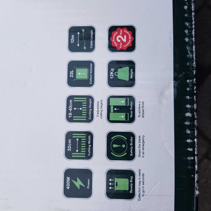 Kosiarka elektryczna cylindryczna QUALCAST SCM32A 400W 32cm