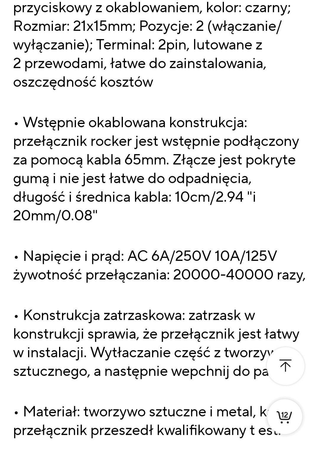 Sprzedam przełącznik wraz z przewodami