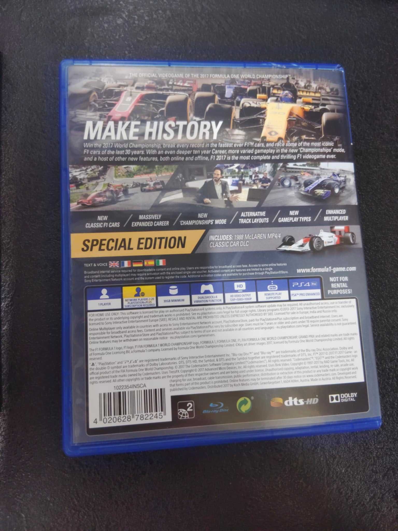 F1 2017 PS4 Polskie napisy są w grze