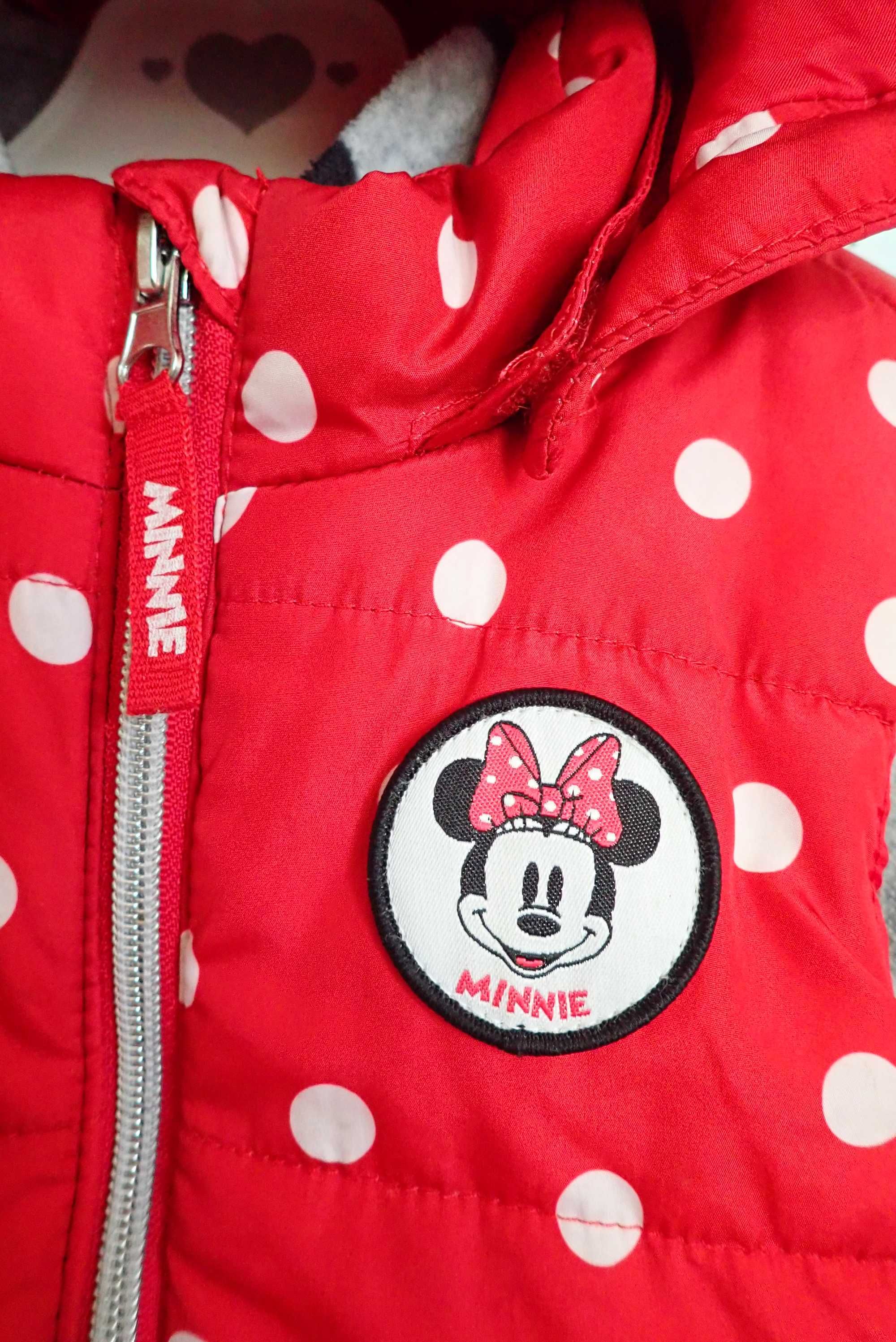 Bezrękawnik + bluza polarowa Myszka Minnie z H&M