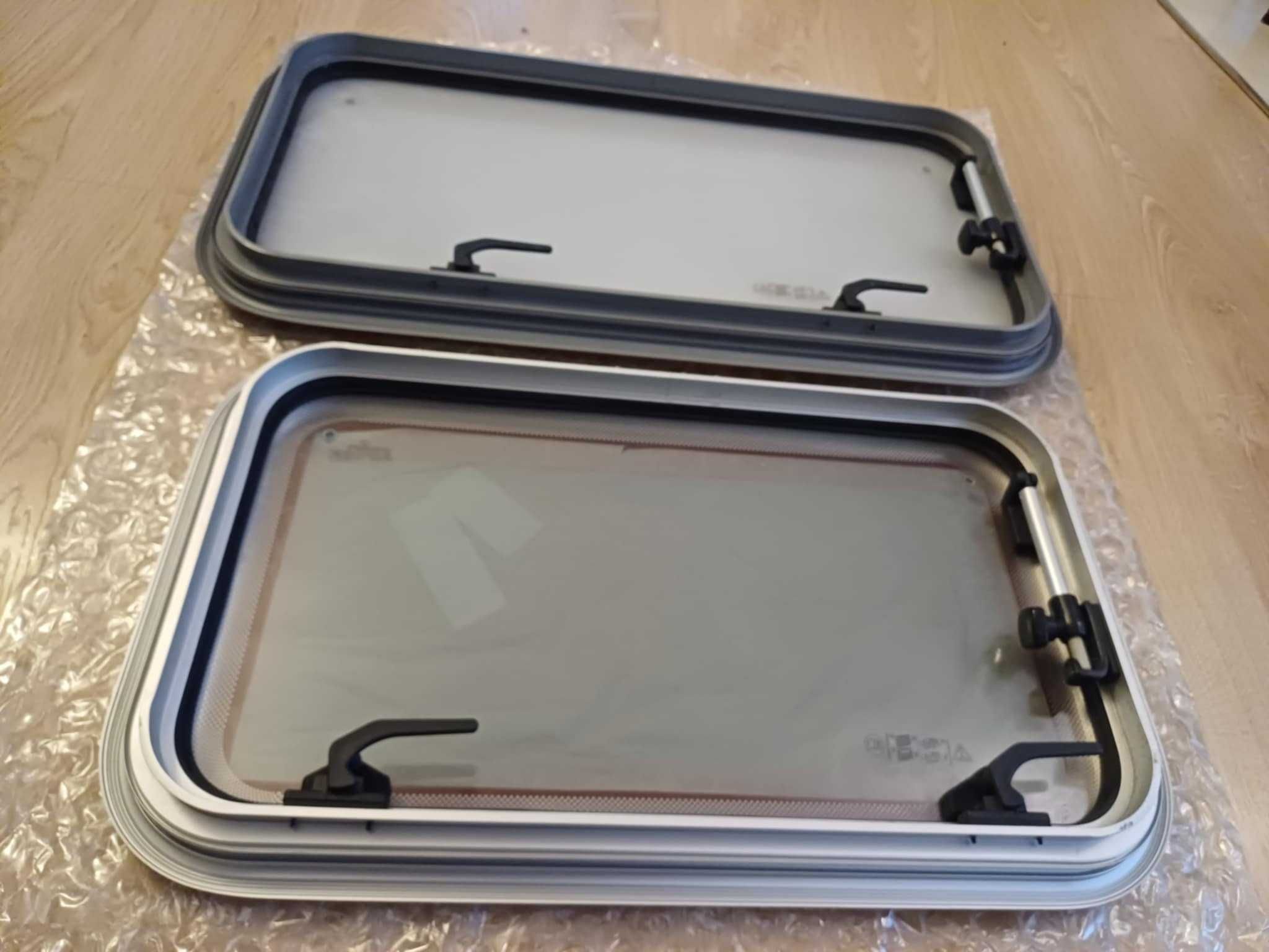 Okno uchylne w ramie 60x35 i 70x35 przyczepa kempingowa kamper