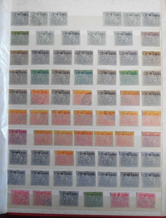 Selos Portugal- Para Marcofilia 6 páginas 379 selos