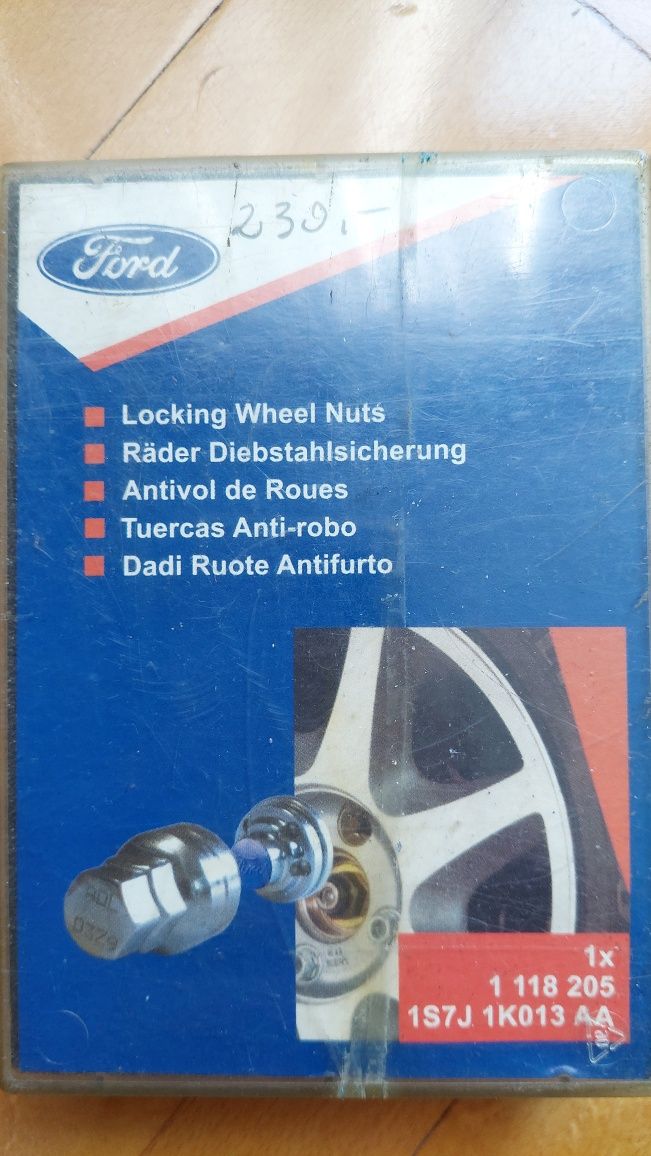 Śruby antykradzieżowe do felg oryginalne Ford