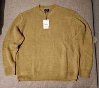 Nowy sweter Pull & Bear męski khaki oversize