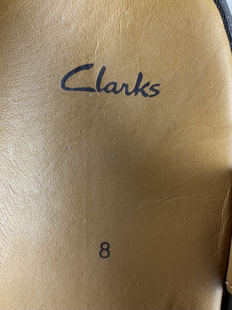 Clarks сандали 42 размер кожаные коричневые оригинал