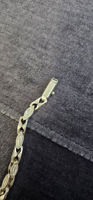 Łańcuszek srebrny wzór Cartier