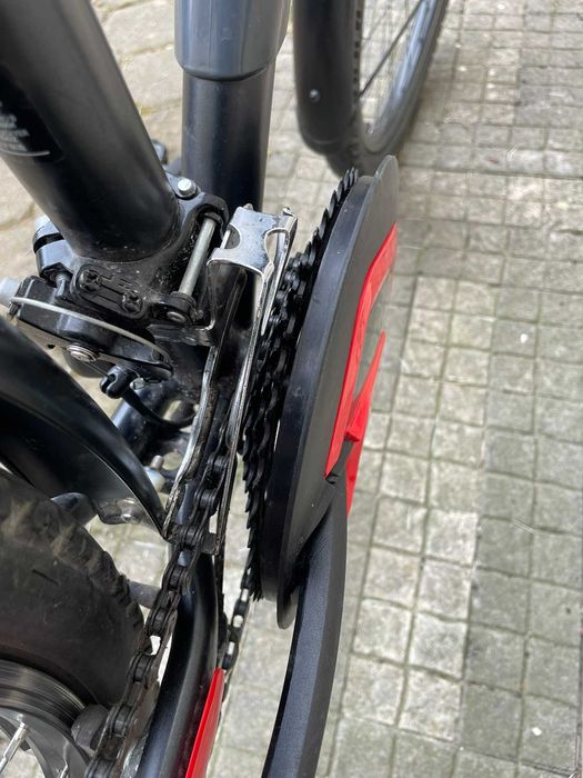 BICICLETA VERMELHA PASSEIO BTWIN 26'' para mulher (mais de 1,50m)