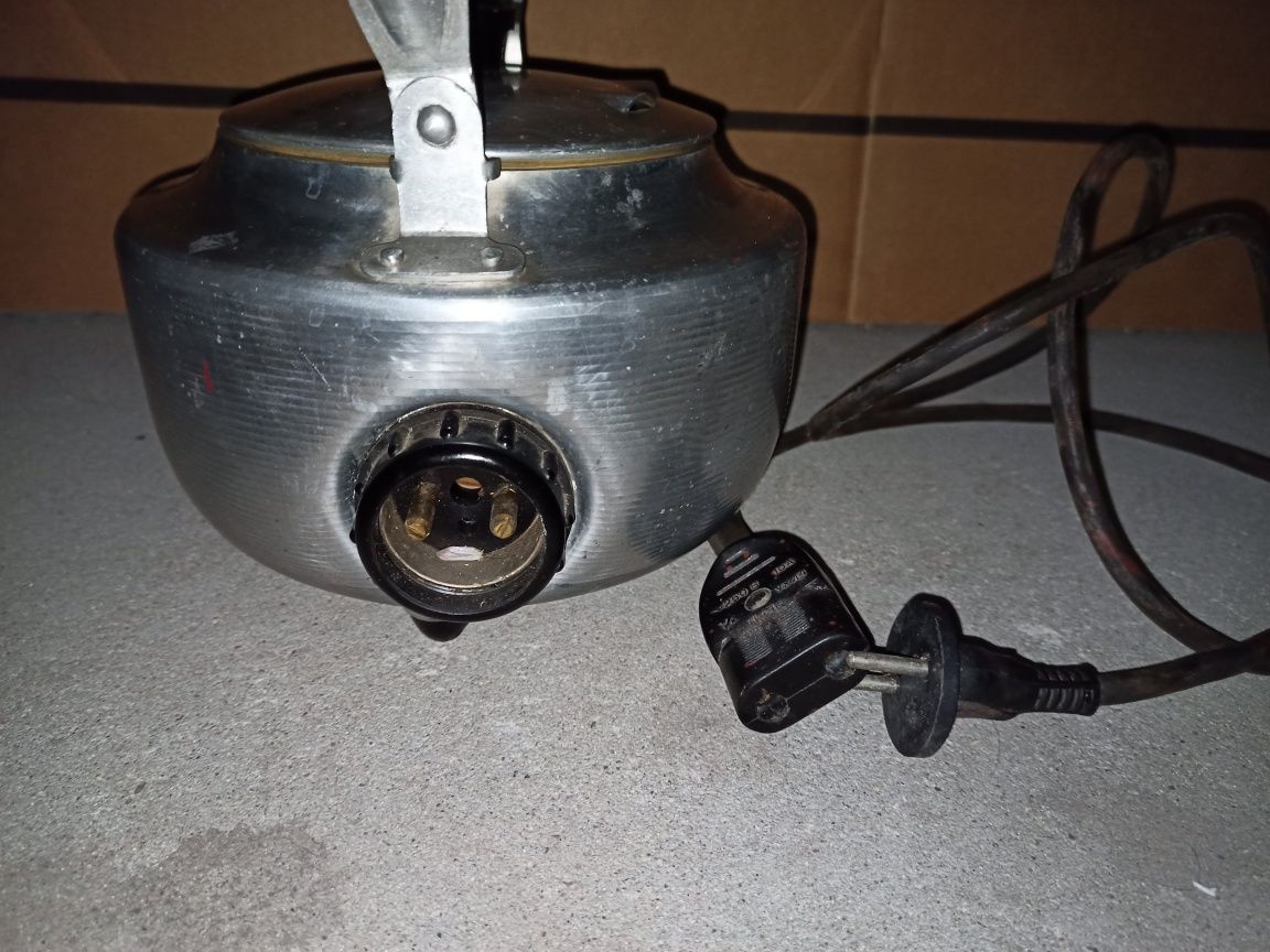 Stary czajnik elektryczny czajnik aluminiowy z przewodem Unikat warto