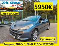 Peugeot 207 CC 1.6Hdi 110cv 12/2008