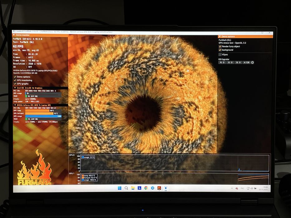 3070ti, 12700Н, Lenovo Legion pro 5 16iah7h, 165Hz