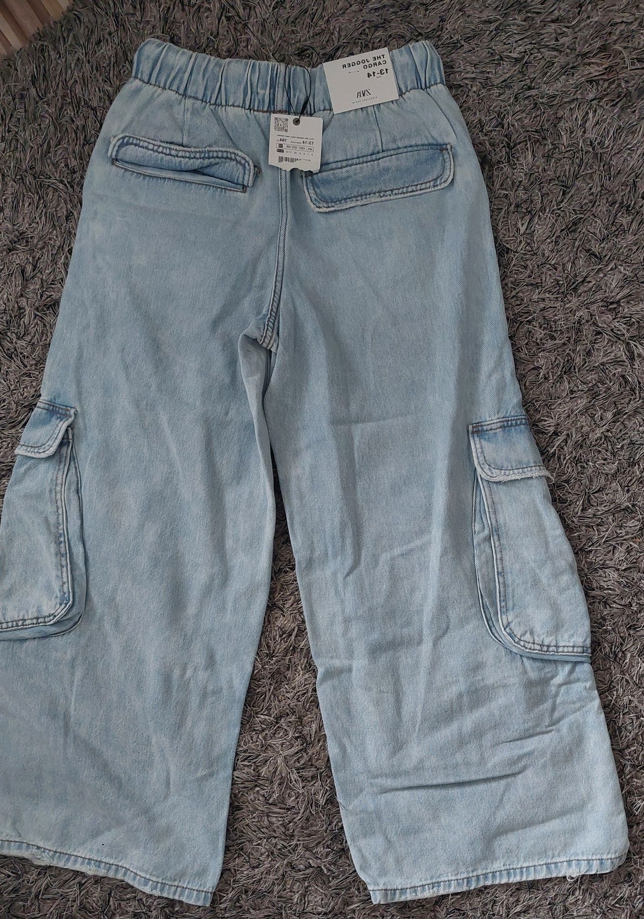 Jeansy Jogger cargo Zara Nowe 13-14 lat