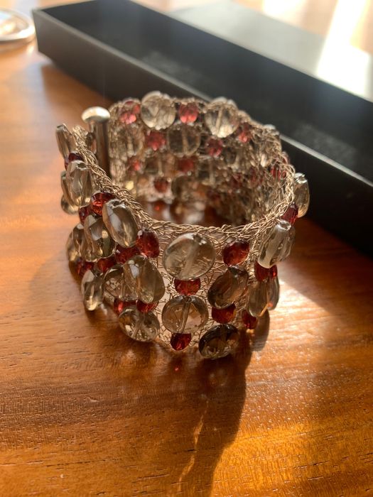 Pulseira em prata e pedras