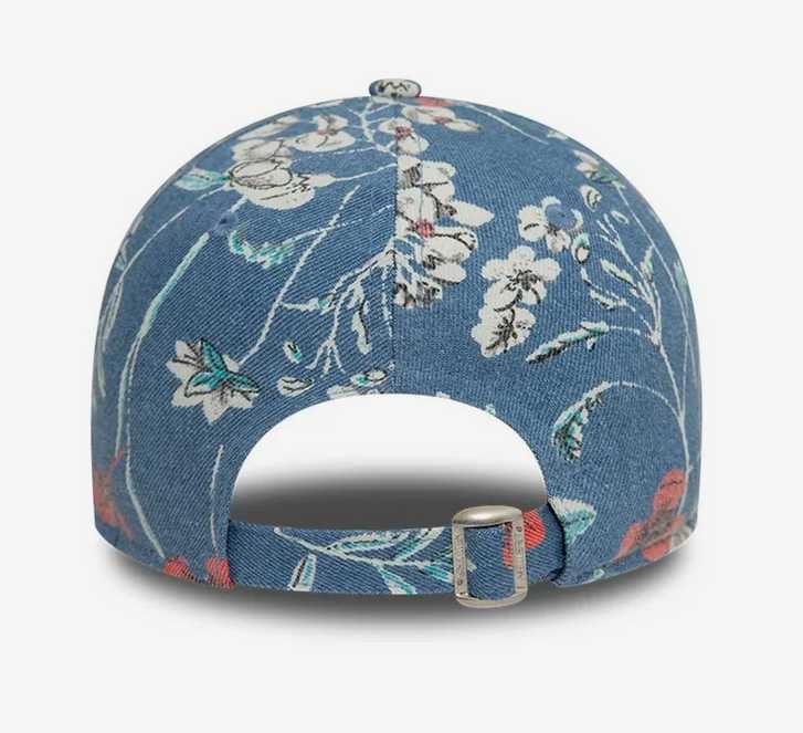 Boné New Era para mulher NYY Denim Floral 9Forty