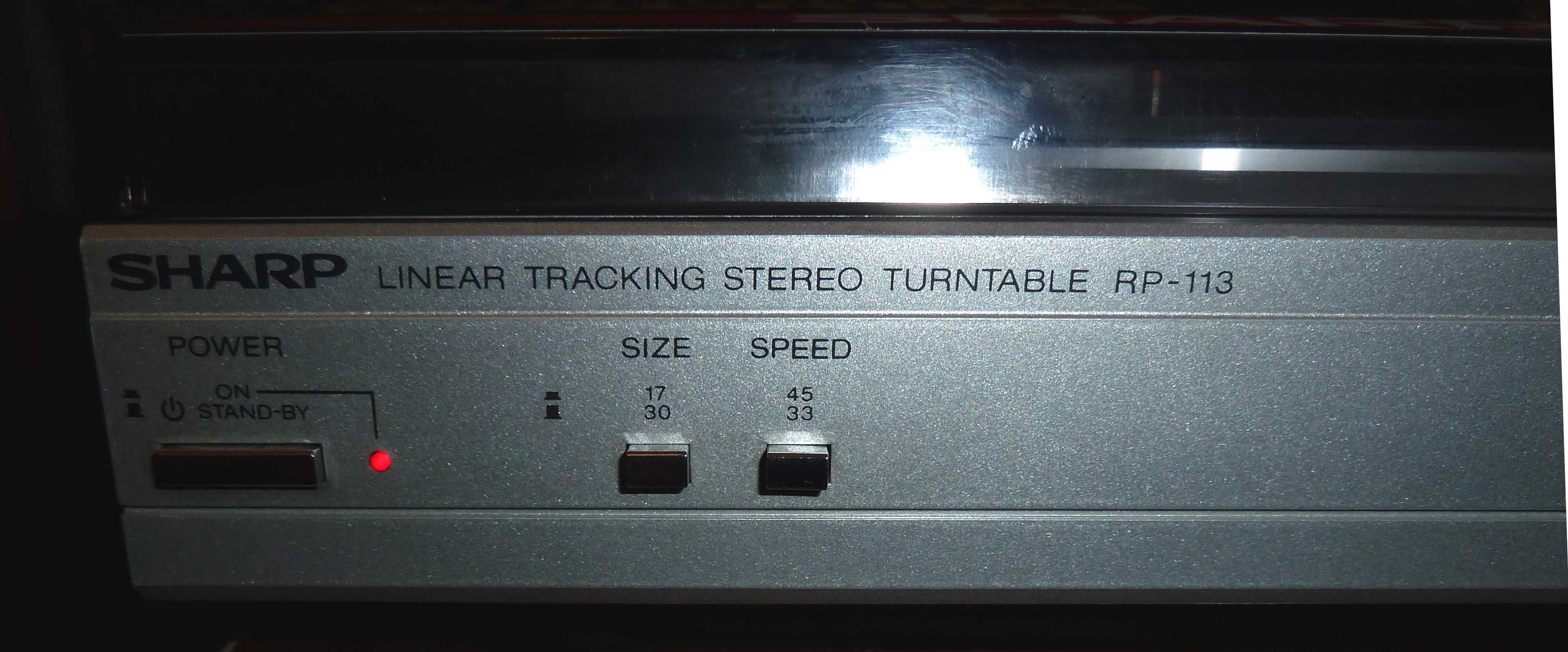JAPOŃSKI gramofon Sharp RP-113 linear tracking tangencjalny - Wrocław