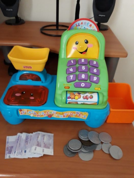 Máquina registadora e telefone, Fisher Price