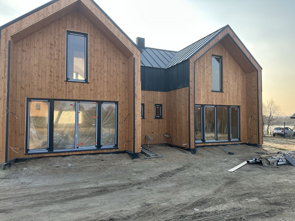Niwoczesna Stodoła 170m2 / Bliźniak / Dom drewniany / Inwestycja