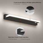 Lampa Toolight LED, 9W, 42cm, do lazienki, pokoju