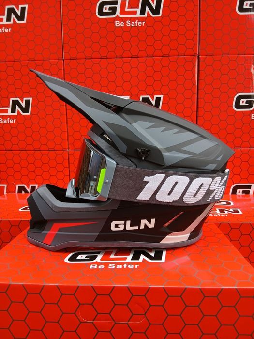 Мотошолом кросовий мотоциклетний шолом  мото шлем  шолом для крос енду