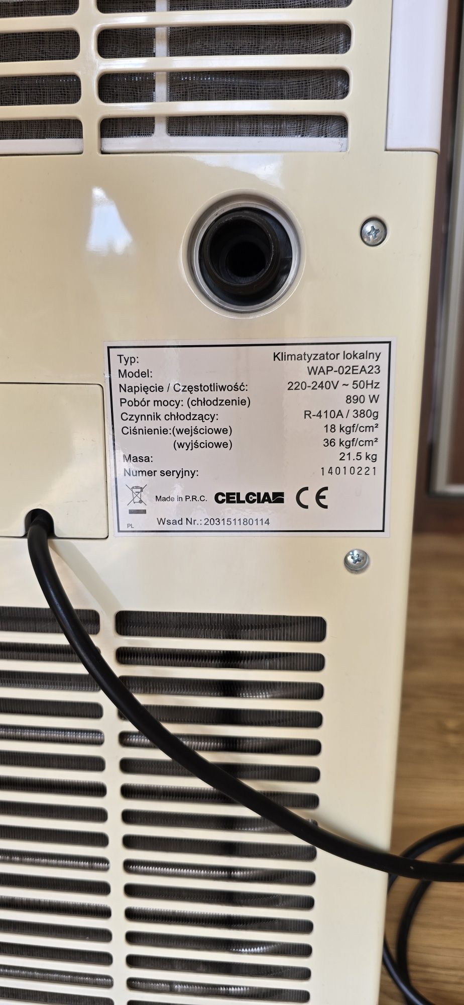 Klimatyzator przenośny Celcia WAP-02EA23