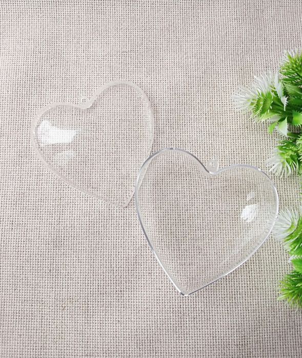 Фото куля шар Серце прозора пластикова акрилова заготовка