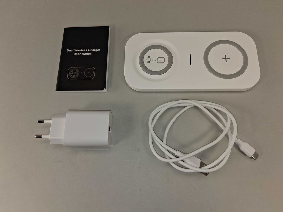 N038 Ładowarka Bezprzewodowa 2w1 JOYGEEK T2s Qi Pad Indukcyjny Szybkie