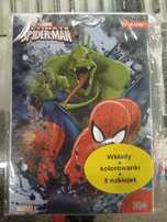 Karteczki do segregatora A6 Spiderman z naklejkami, nowe, folia