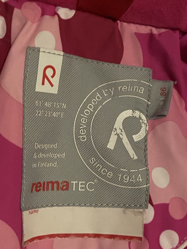 Зимовий комбінезон Reima TEC р. 86