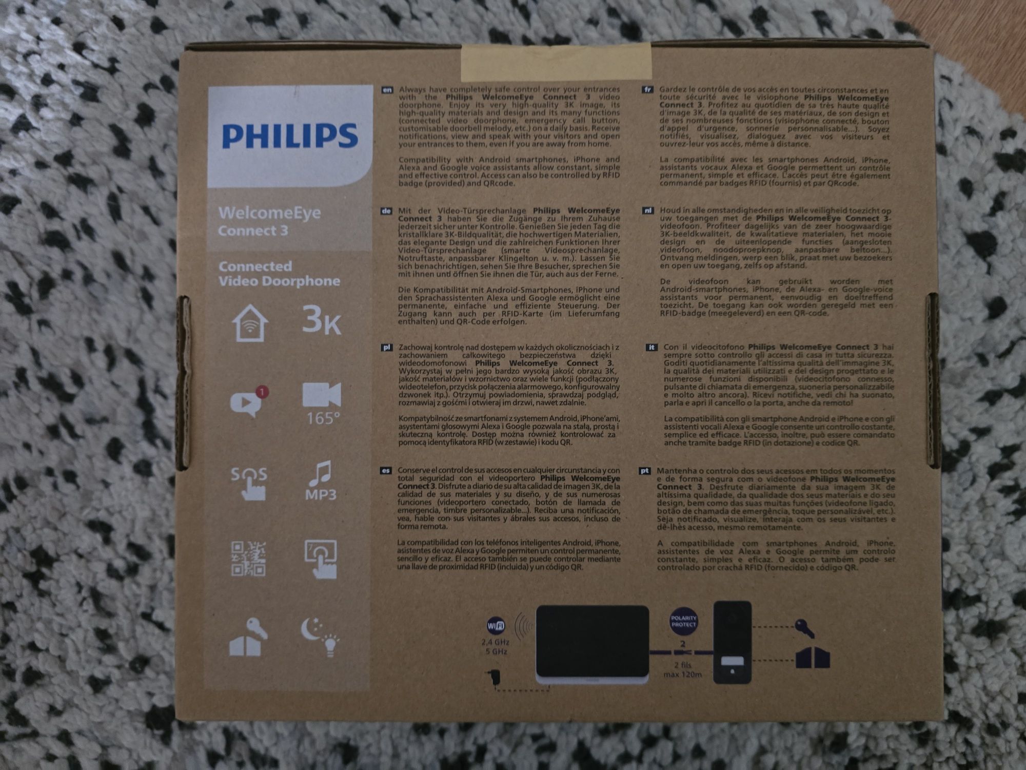Philips welcome eye connect 3 selado