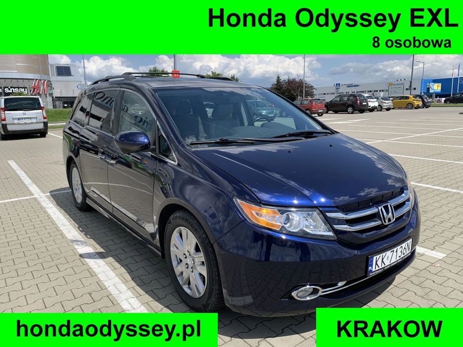 Honda Odyssey Wersja EXL, 8osob, VCM, 6 bieg automat, skory, pelna el., FraVAT23%
