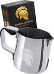 Dzbanek do spieniania mleka do kawy latte Barista Legend 100ml srebrny