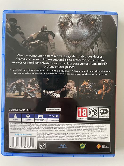 God Of War jogo ps4