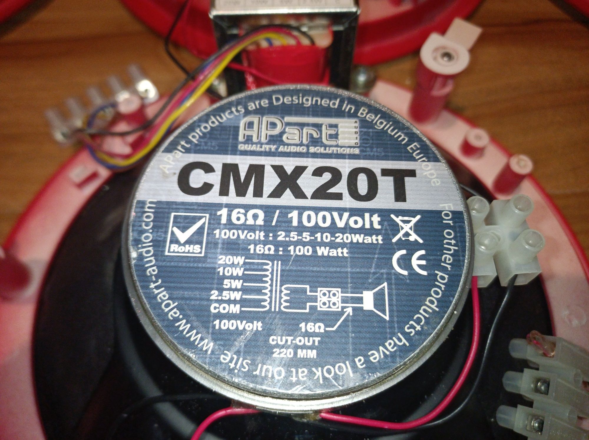 Glośniki sufitowe APart CMX20T 100W 8 sztuk