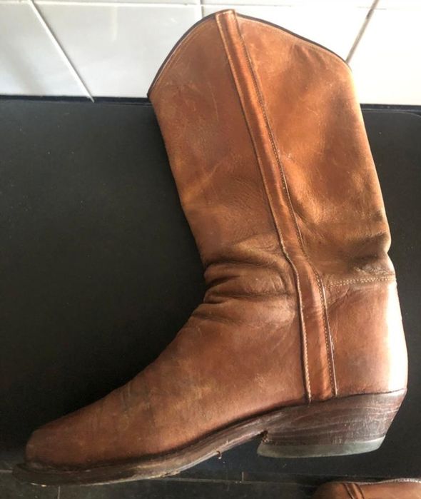 Botas texanas em pele genuína feitas  por encomenda
