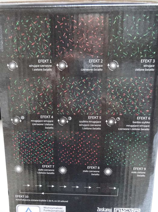 Projektor laserowy do wewnątrz i na zewnątrz JUMI