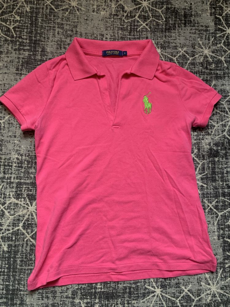 Жіноче рожеве polo ralph lauren біг лого