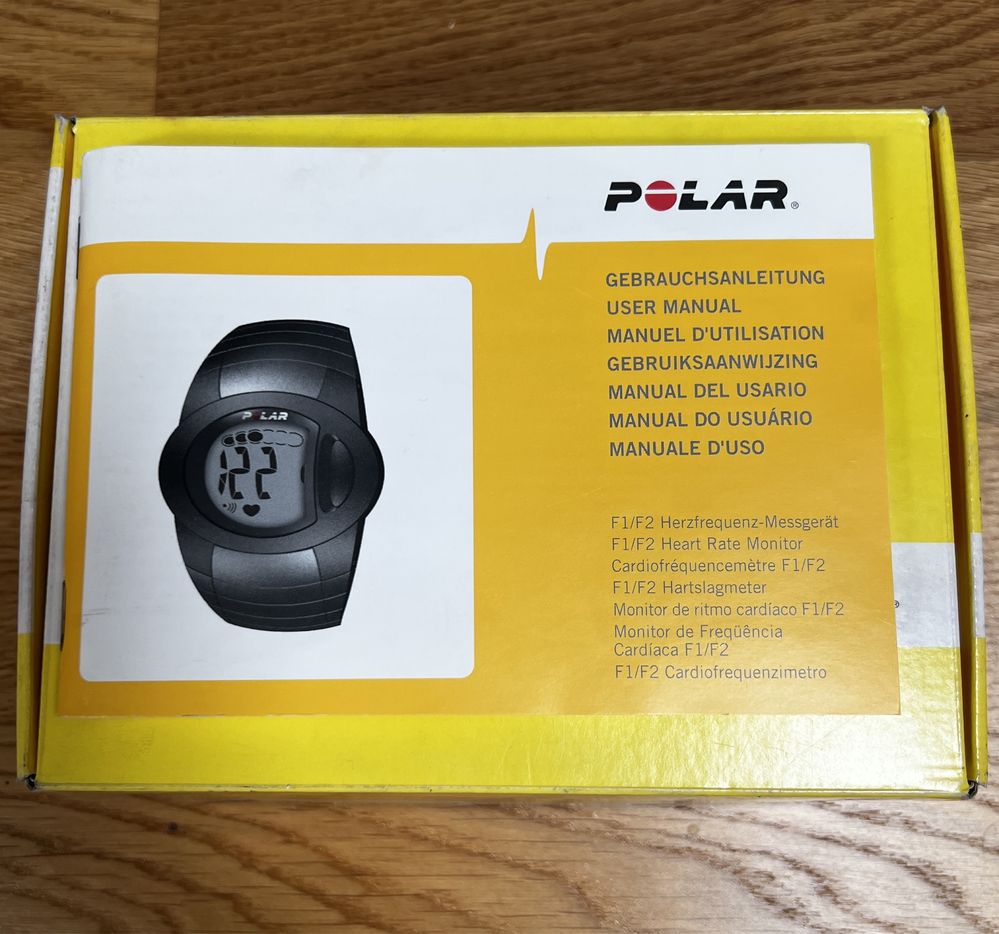 Polar Electro F1 Zegarek cyfrowy Unisex Szary